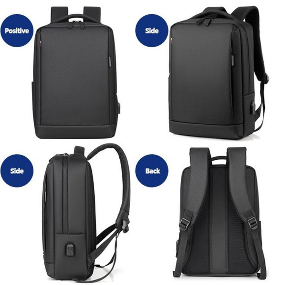 Luxury mens waterproof business Computer usb school backpack bags(1 BackPack Bag - Picture 13 of 13